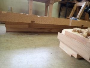 大屋根正面車板を前板からカスミ迄を重ねた状況です。